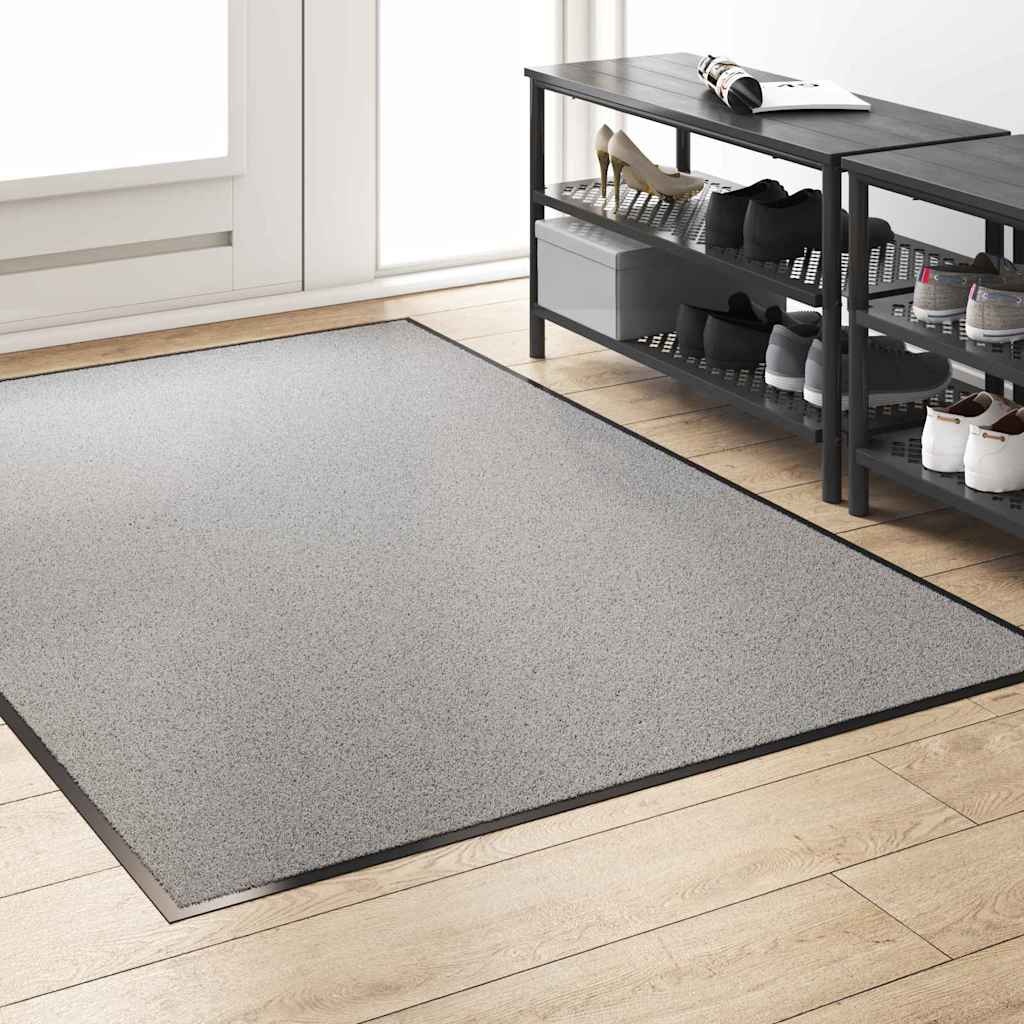 Tapete de Entrada Outros Cinza e Preto 120 x 180 cm