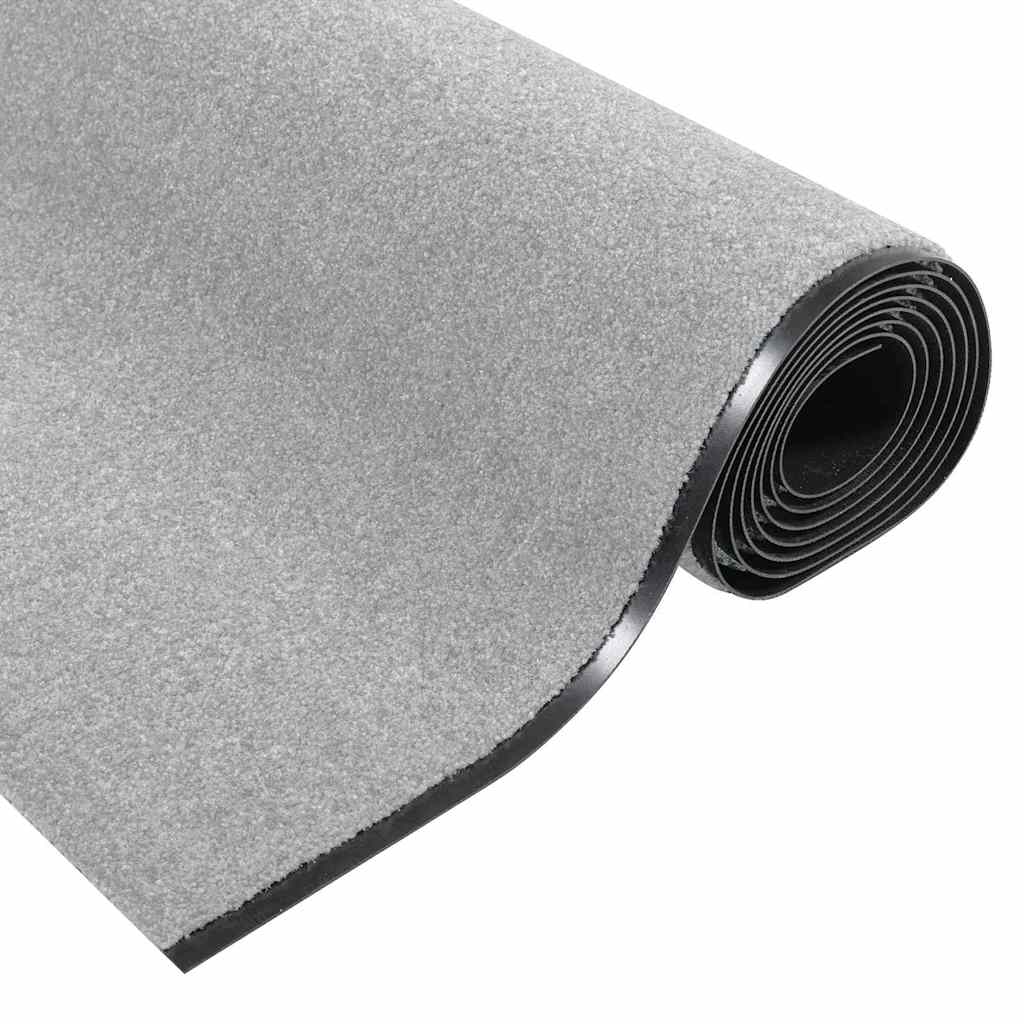 Tapete de Entrada Outros Cinza e Preto 120 x 350 cm