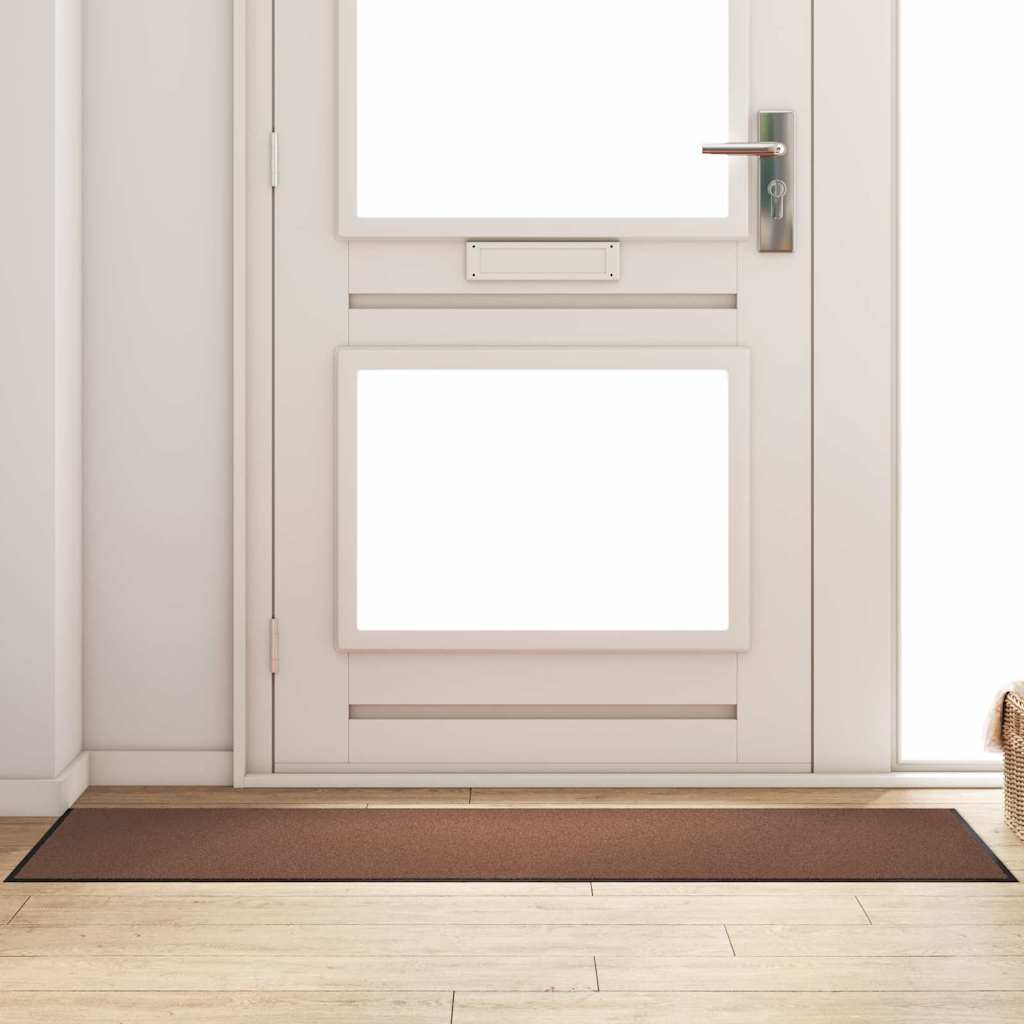 Tapete de Entrada Outros Marrom e Preto 60 x 180 cm