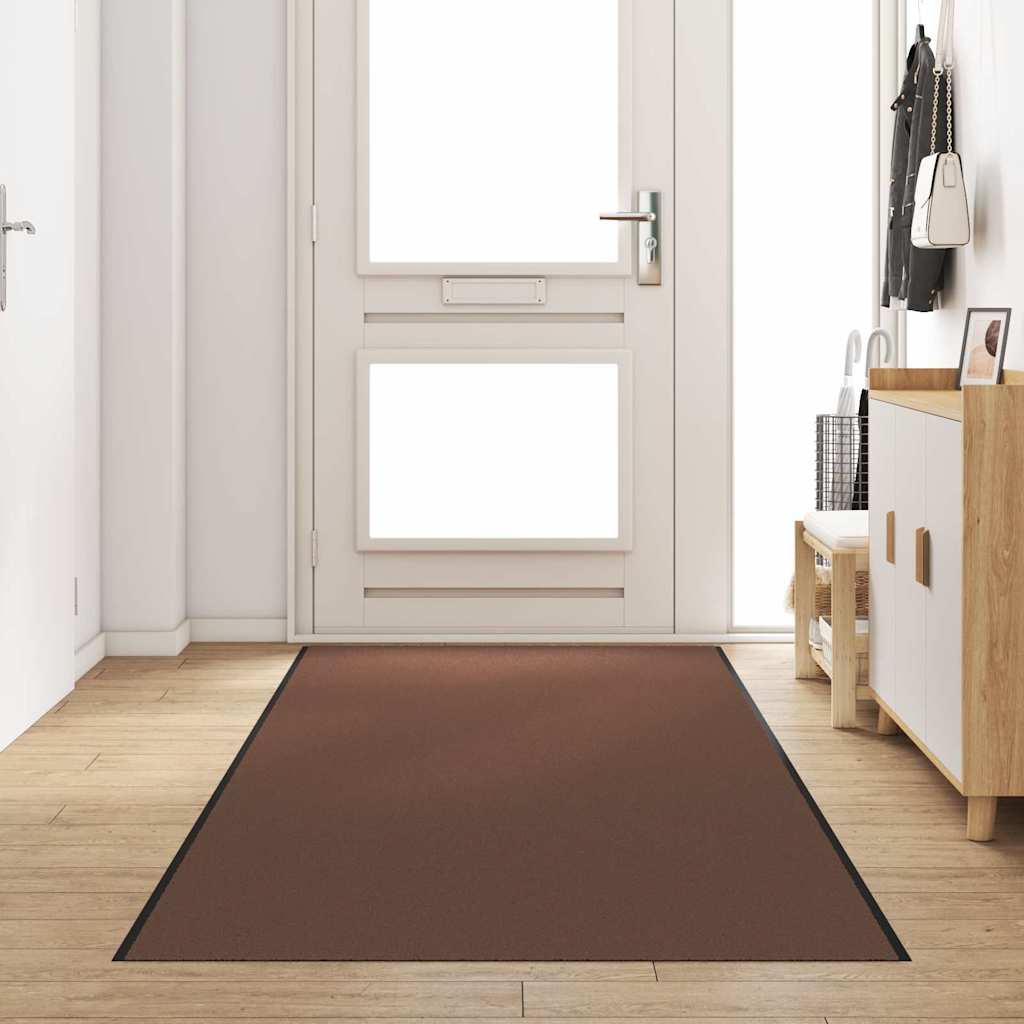 Tapete de Entrada Outros Marrom e Preto 120 x 350 cm