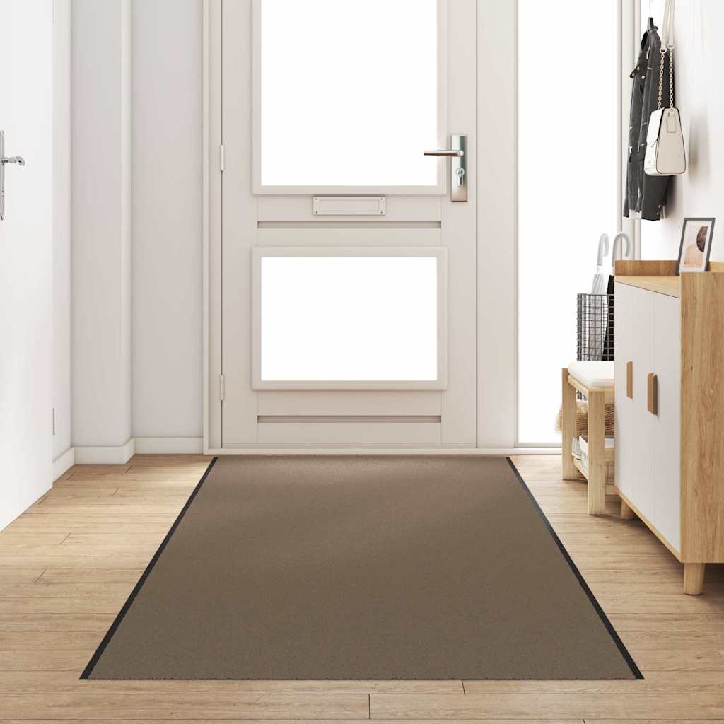 Tapete de Entrada Outros Bege e Preto 120 x 350 cm
