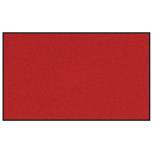 Tapete de Entrada Outros Vermelho e Preto 90 x 150 cm