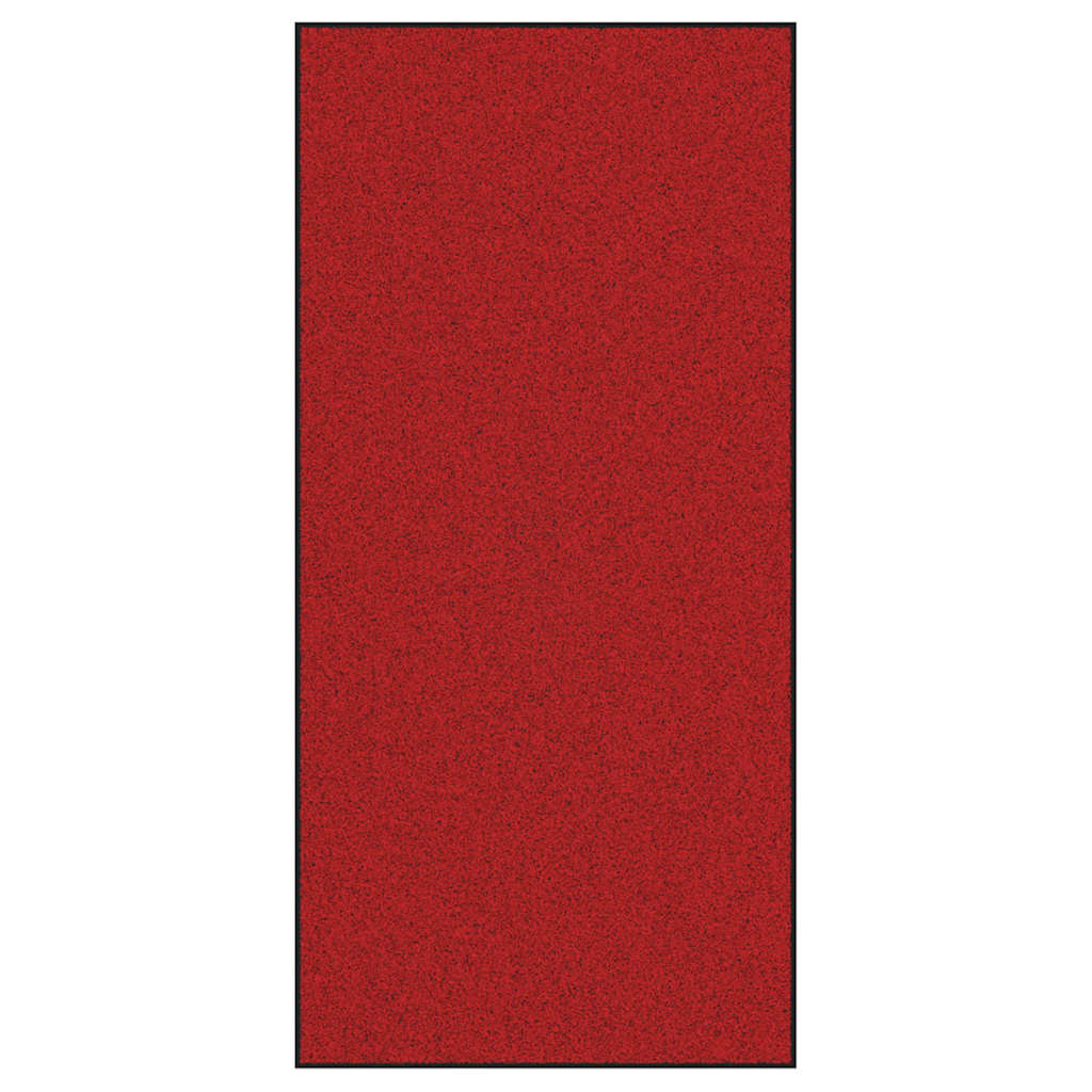 Tapete de Entrada Outros Vermelho e Preto 120 x 250 cm