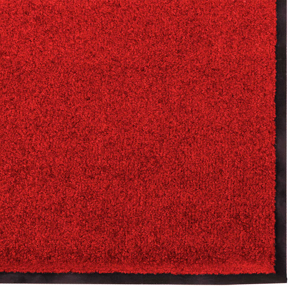 Tapete de Entrada Outros Vermelho e Preto 120 x 300 cm