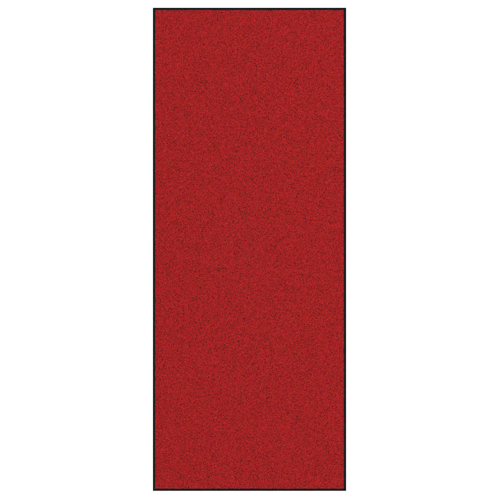 Tapete de Entrada Outros Vermelho e Preto 120 x 300 cm