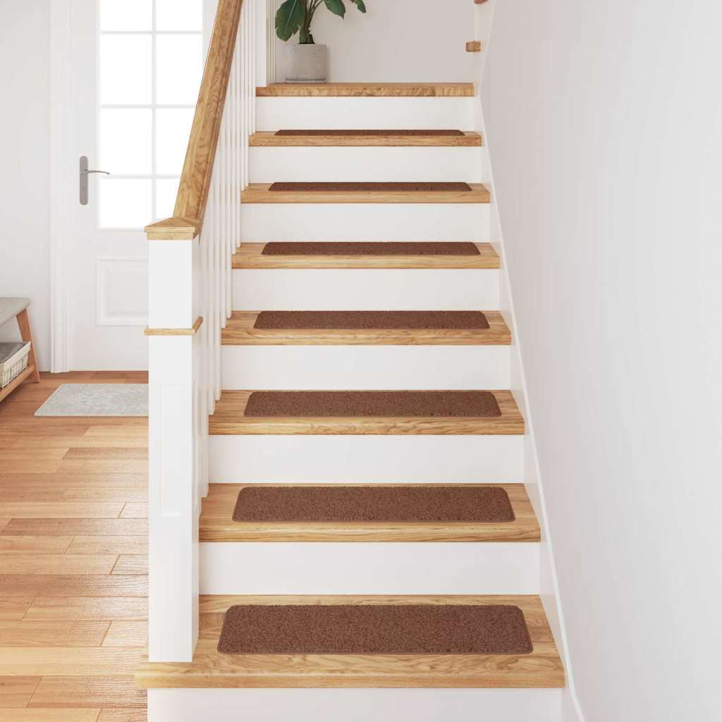 Tapetes Antiderrapantes para Escadas 15 pcs Amarelo 75 x 20 cm