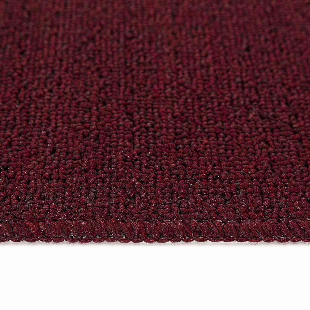 Tapetes Antiderrapantes para Escadas 15 pcs Bordô 75 x 20 cm PP