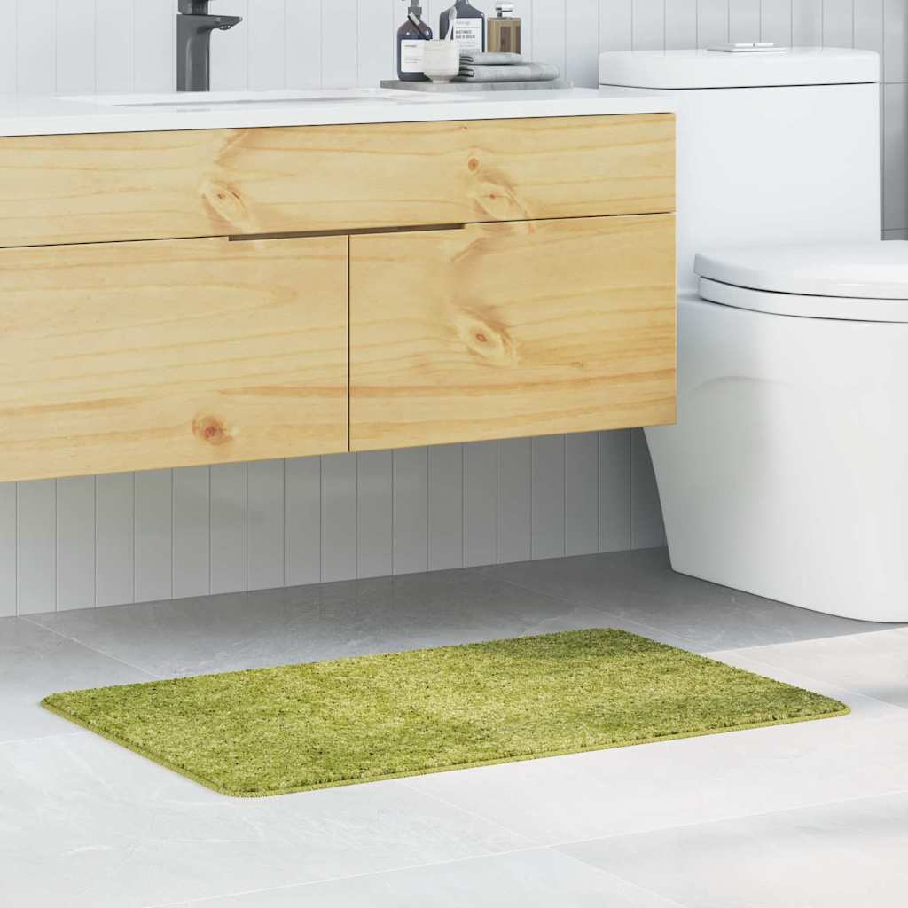 Tapete de Banho Antiderrapante Verde 60 x 90 cm PP
