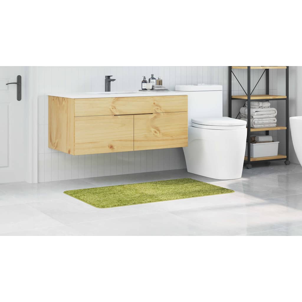 Tapete de Banho Antiderrapante Verde 70 x 120 cm PP