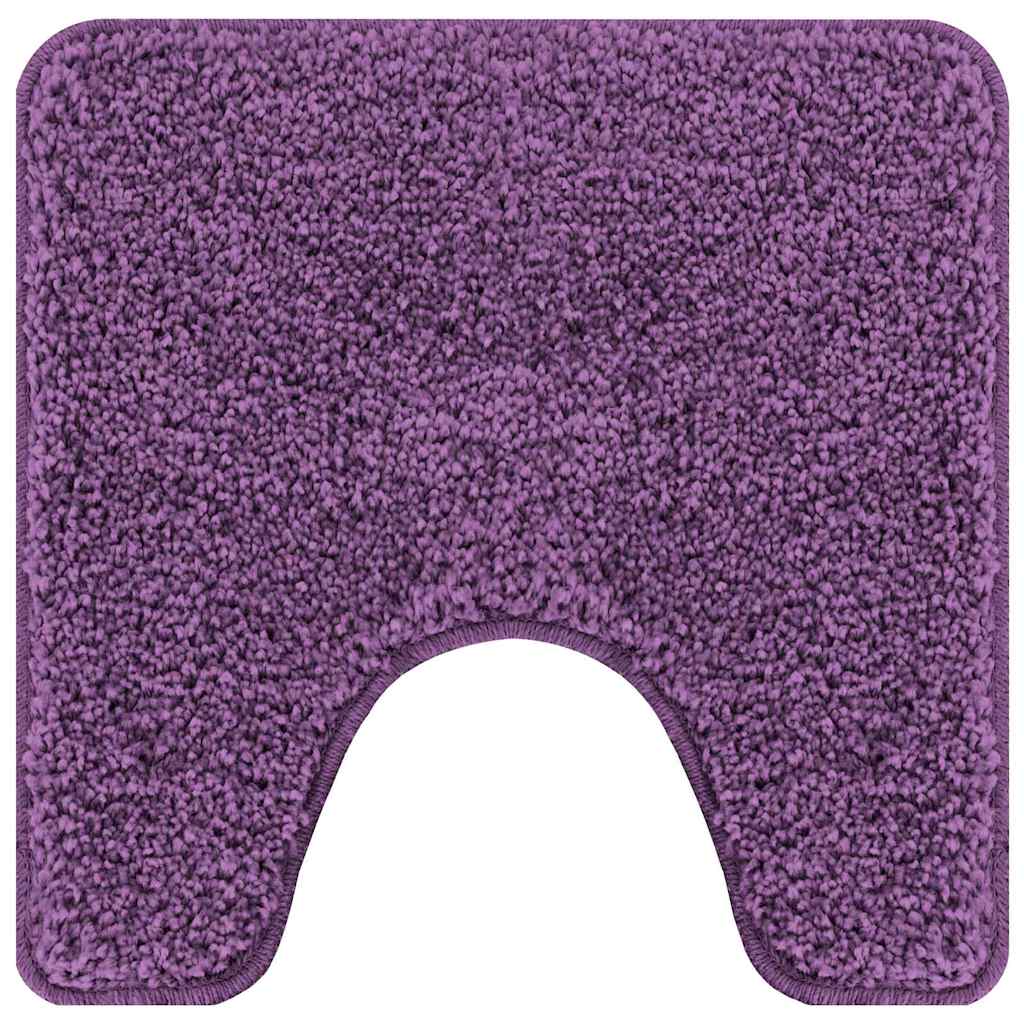 Conjunto de Tapetes de Banho Antiderrapantes 2 pcs Roxo PP
