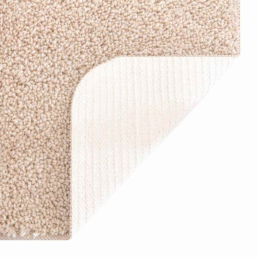 Conjunto de Tapetes de Banho Antiderrapantes 3 pcs Creme
