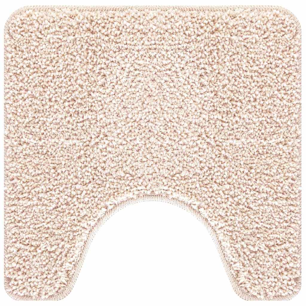 Conjunto de Tapetes de Banho Antiderrapantes 3 pcs Creme