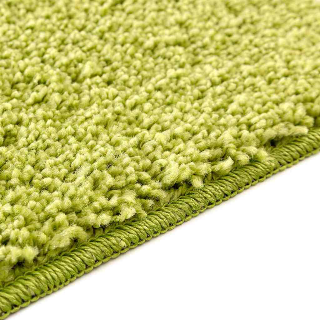 Conjunto de Tapetes de Banho Antiderrapantes 3 pcs Verde