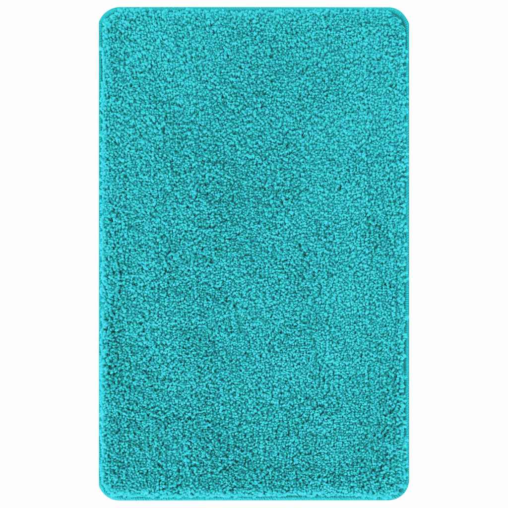 Conjunto de Tapetes de Banho Antiderrapantes 3 pcs Turquesa