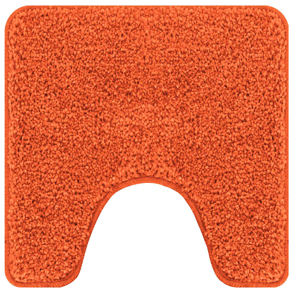 Conjunto de Tapetes de Banho Antiderrapantes 3 pcs Laranja