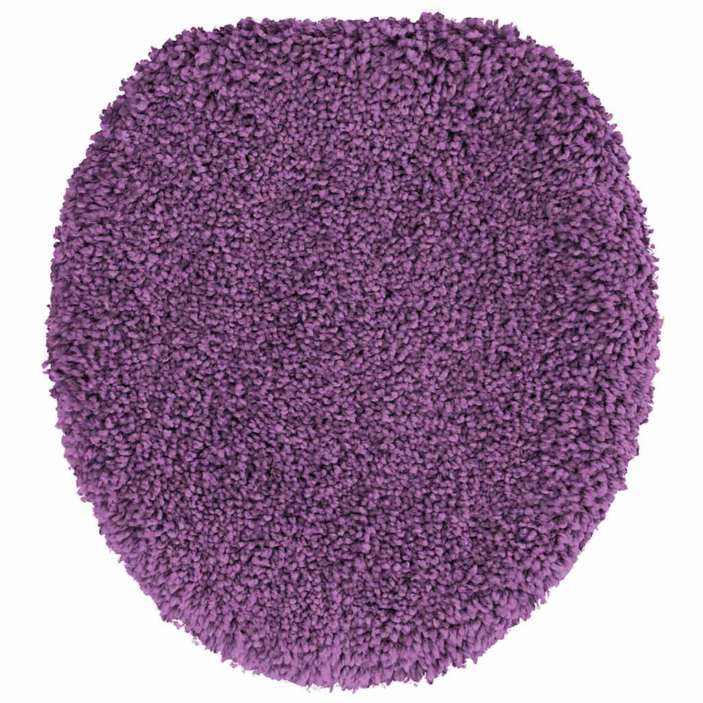 Conjunto de Tapetes de Banho Antiderrapantes 3 pcs Roxo