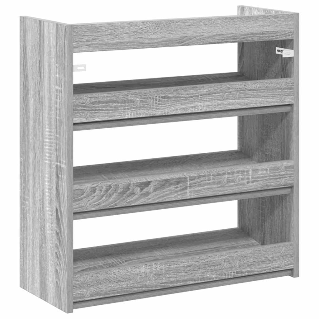 Sapateira 60x25x62 cm derivados de madeira cinzento sonoma