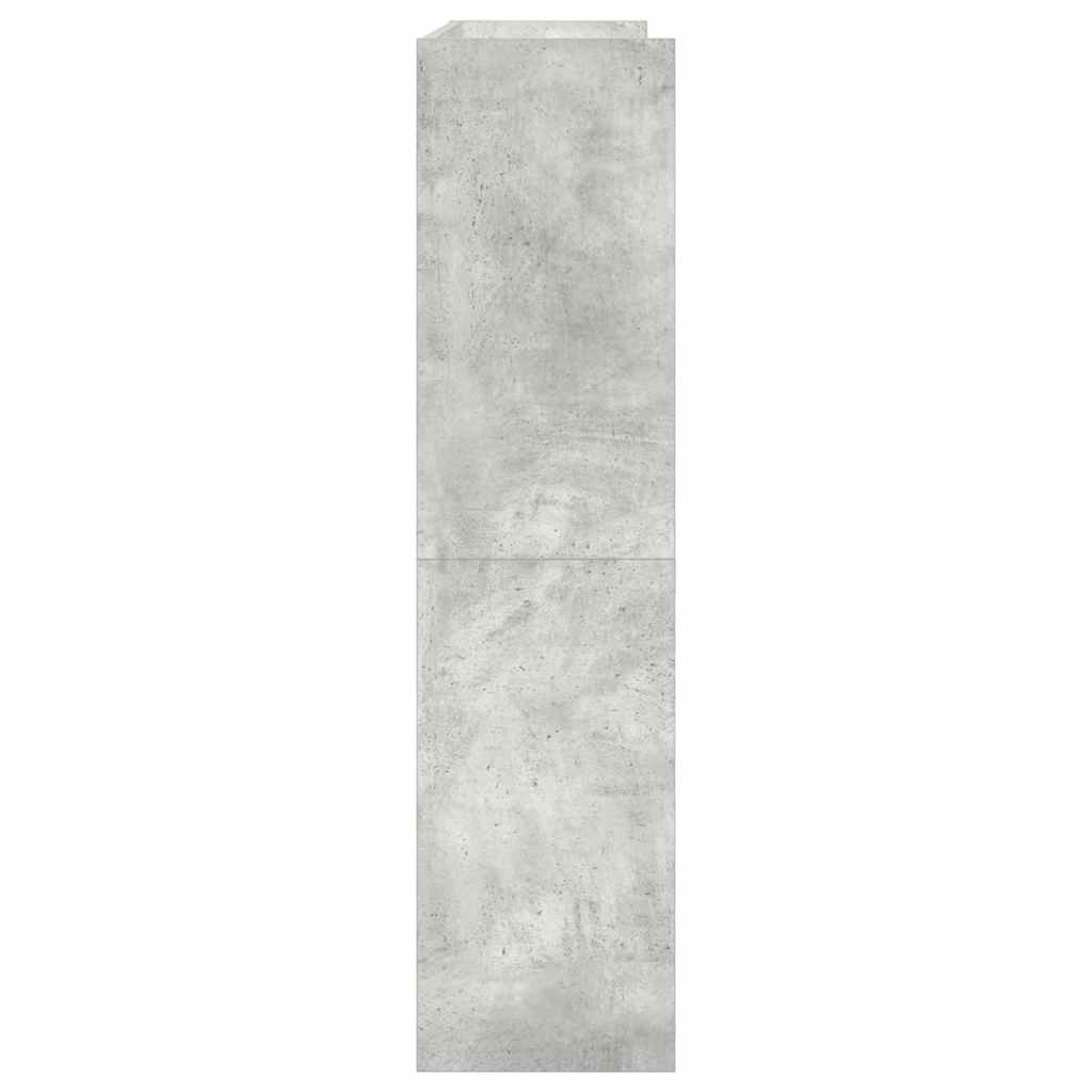 Sapateira 80x25x100 cm derivados de madeira cinzento cimento