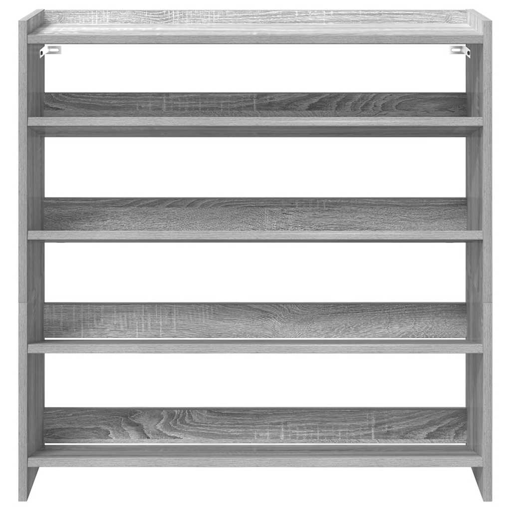 Sapateira 80x25x81 cm derivados de madeira cinzento sonoma