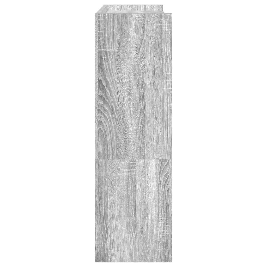 Sapateira 80x25x81 cm derivados de madeira cinzento sonoma