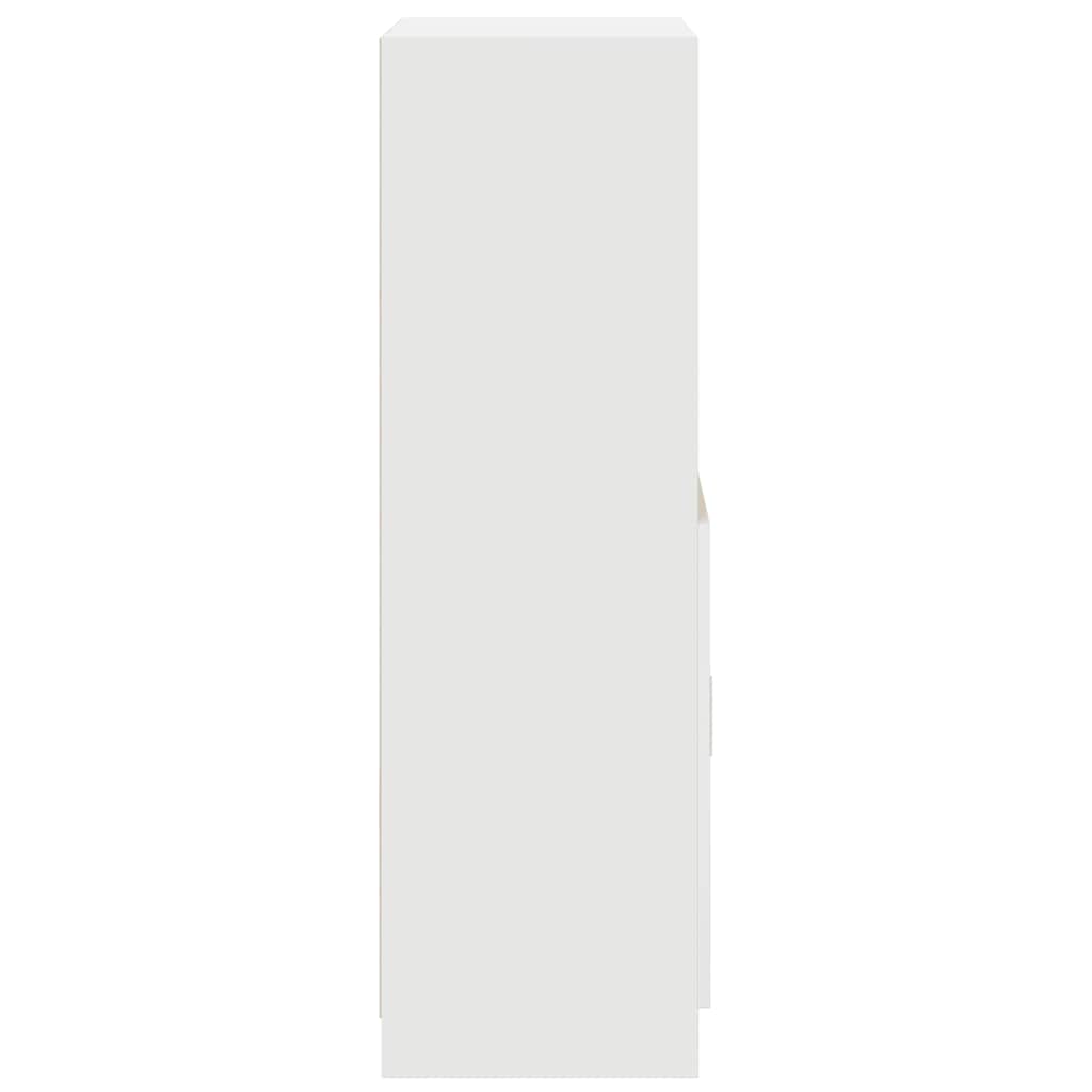 Armário de cozinha 57x41,5x131,5 cm derivados de madeira branco