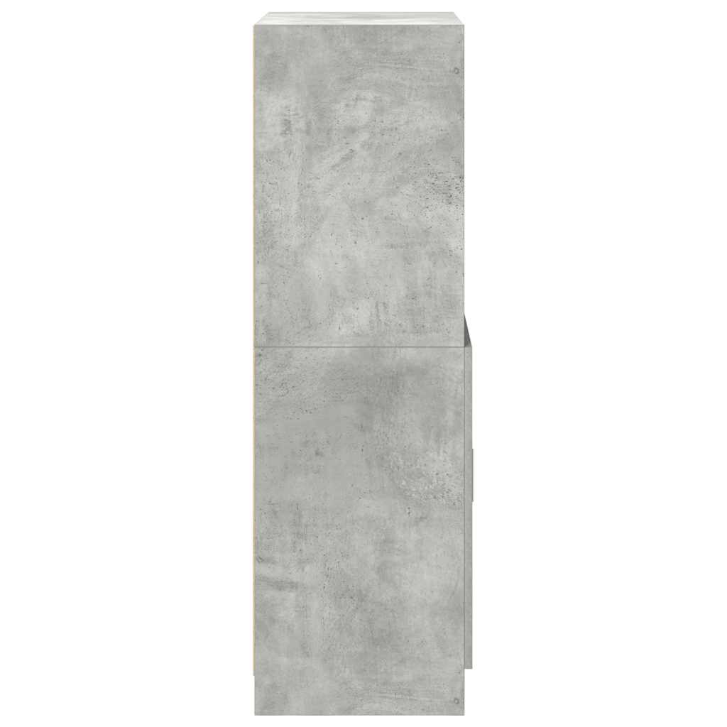 Armário de cozinha derivados de madeira cinzento sonoma