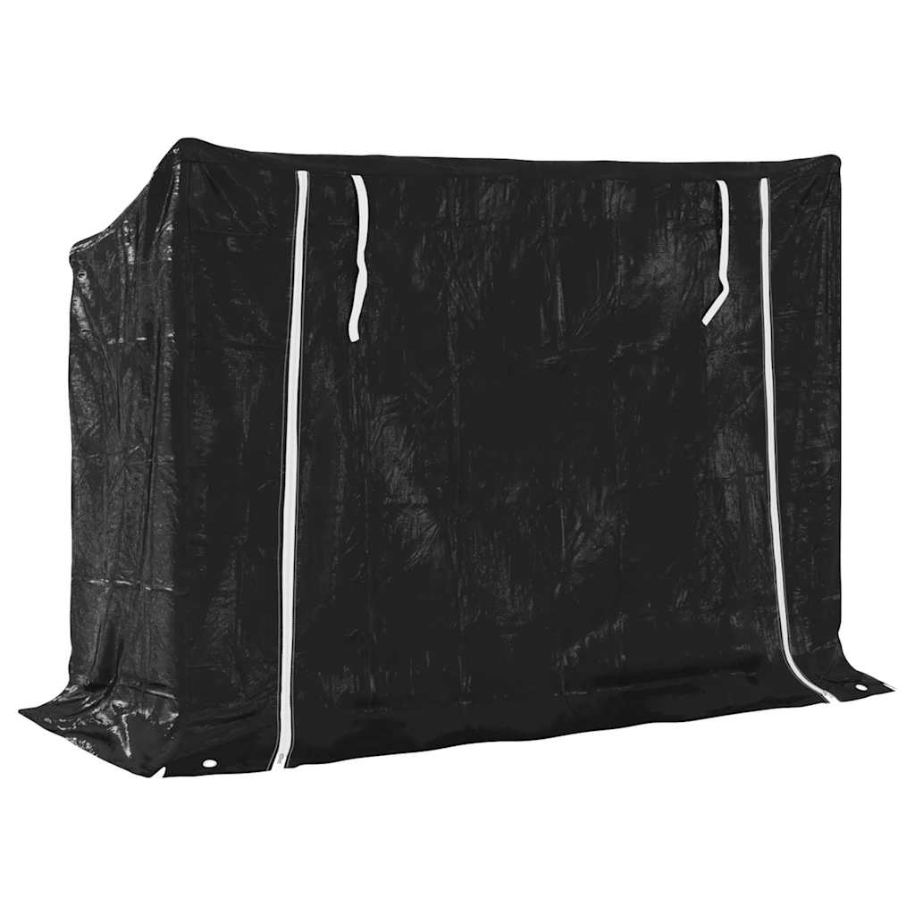 Rack de lenha tampa de chuva 151x60,5x110,5 cm aço galvanizado