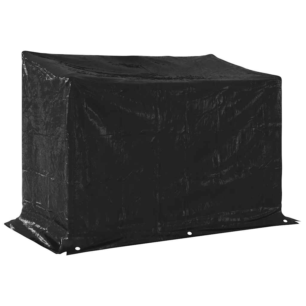 Rack de lenha tampa de chuva 151x80,5x110,5 cm aço galvanizado