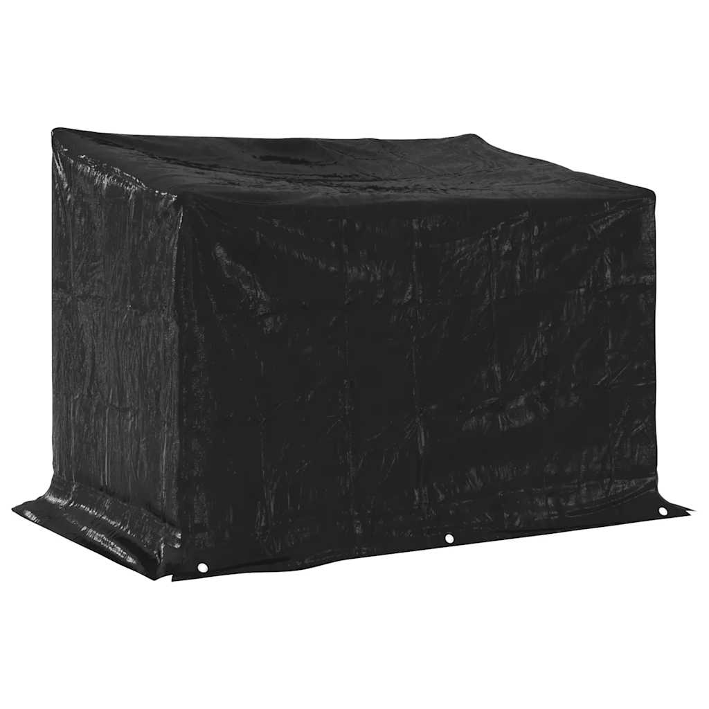 Rack de lenha tampa chuva 150,5x100,5x110,5cm aço galvanizado