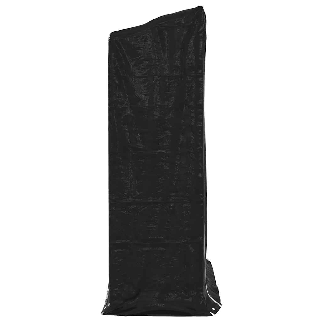 Rack de lenha com tampa de chuva 150x60x200 cm aço galvanizado