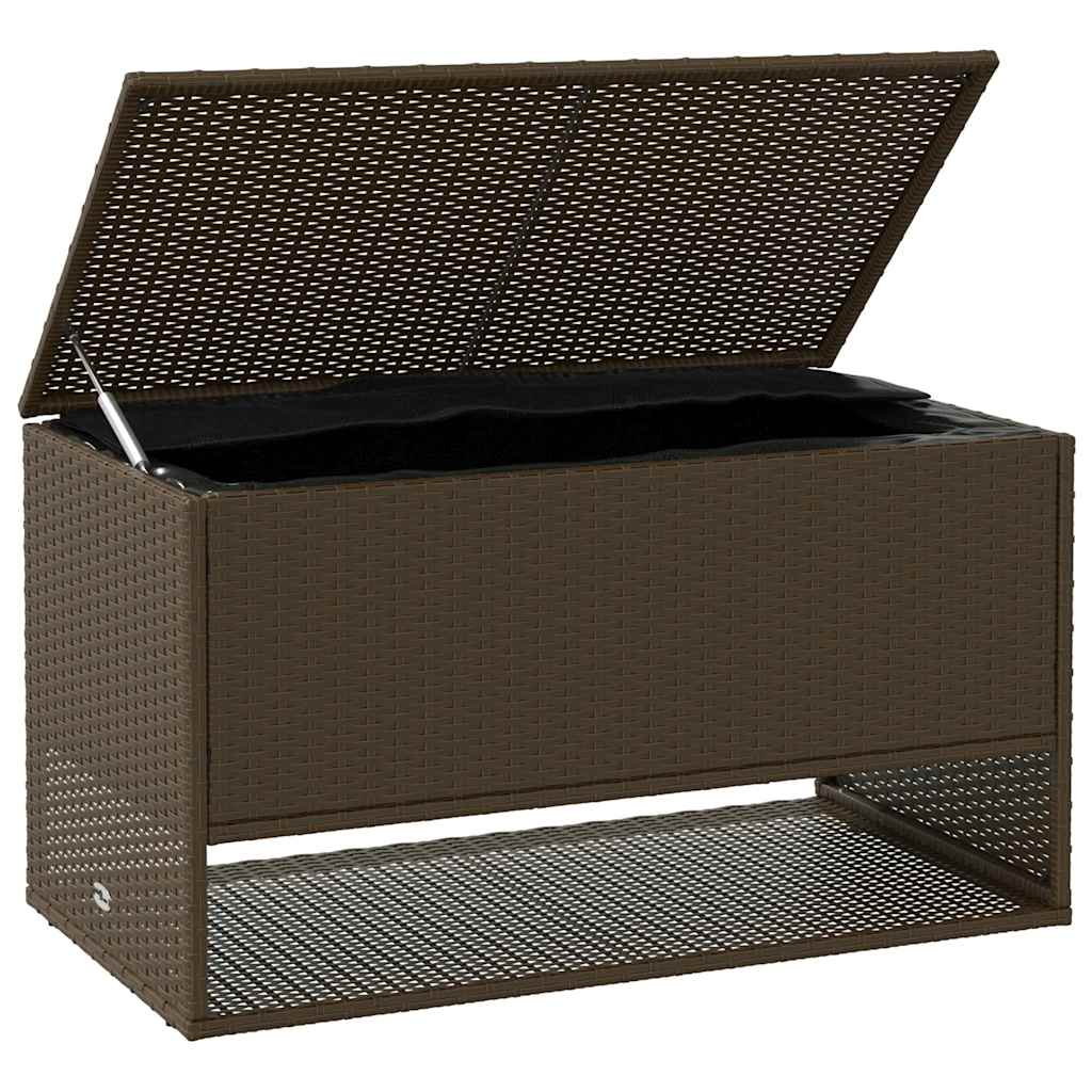 Caixa para almofadões de exterior 100x55x55,5 cm vime PE