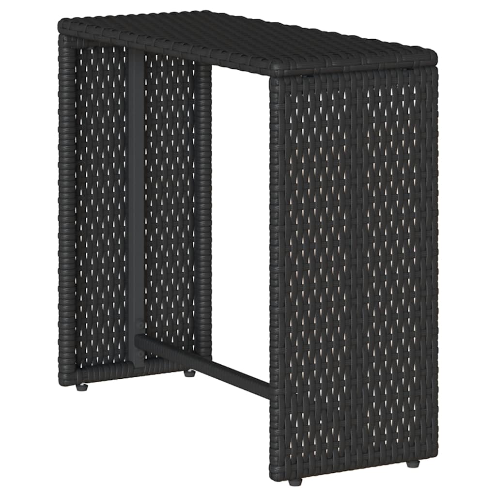 5 pcs conjunto sofás de jardim c/ almofadões empilhável vime PE