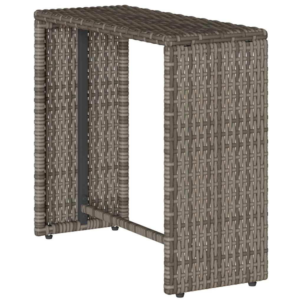 5 pcs conjunto sofás de jardim c/ almofadões empilhável vime PE
