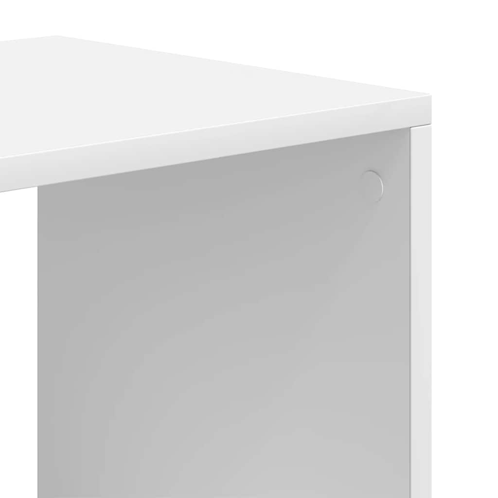 Estante branco 66x31x112 cm derivados de madeira