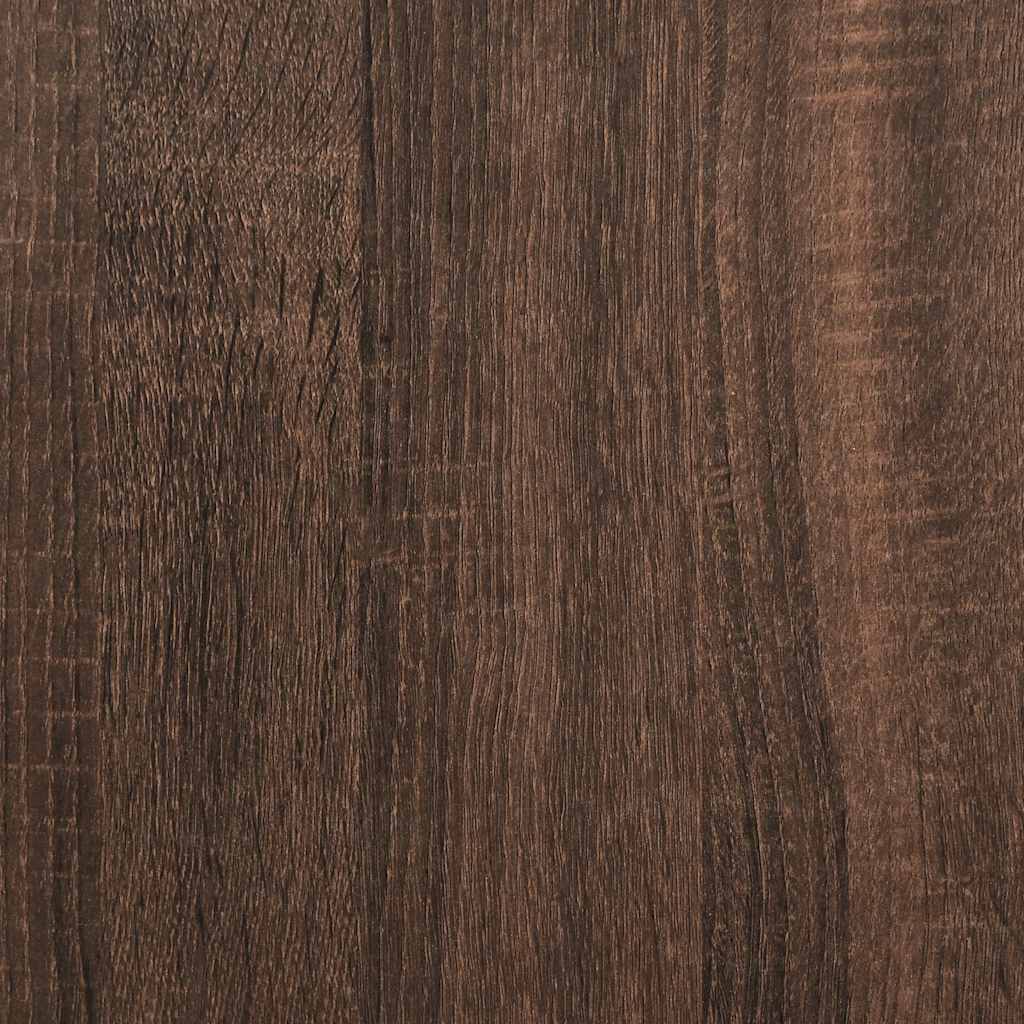 Estante carvalho castanho 66x31x112 cm derivados de madeira