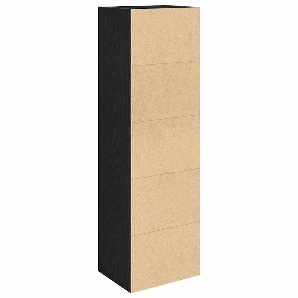 Estante 31x24x102 cm derivados de madeira carvalho preto