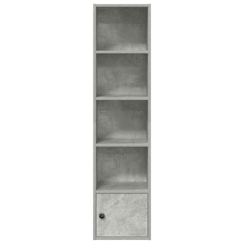 Estante 31x24x127 cm derivados de madeira cinzento cimento