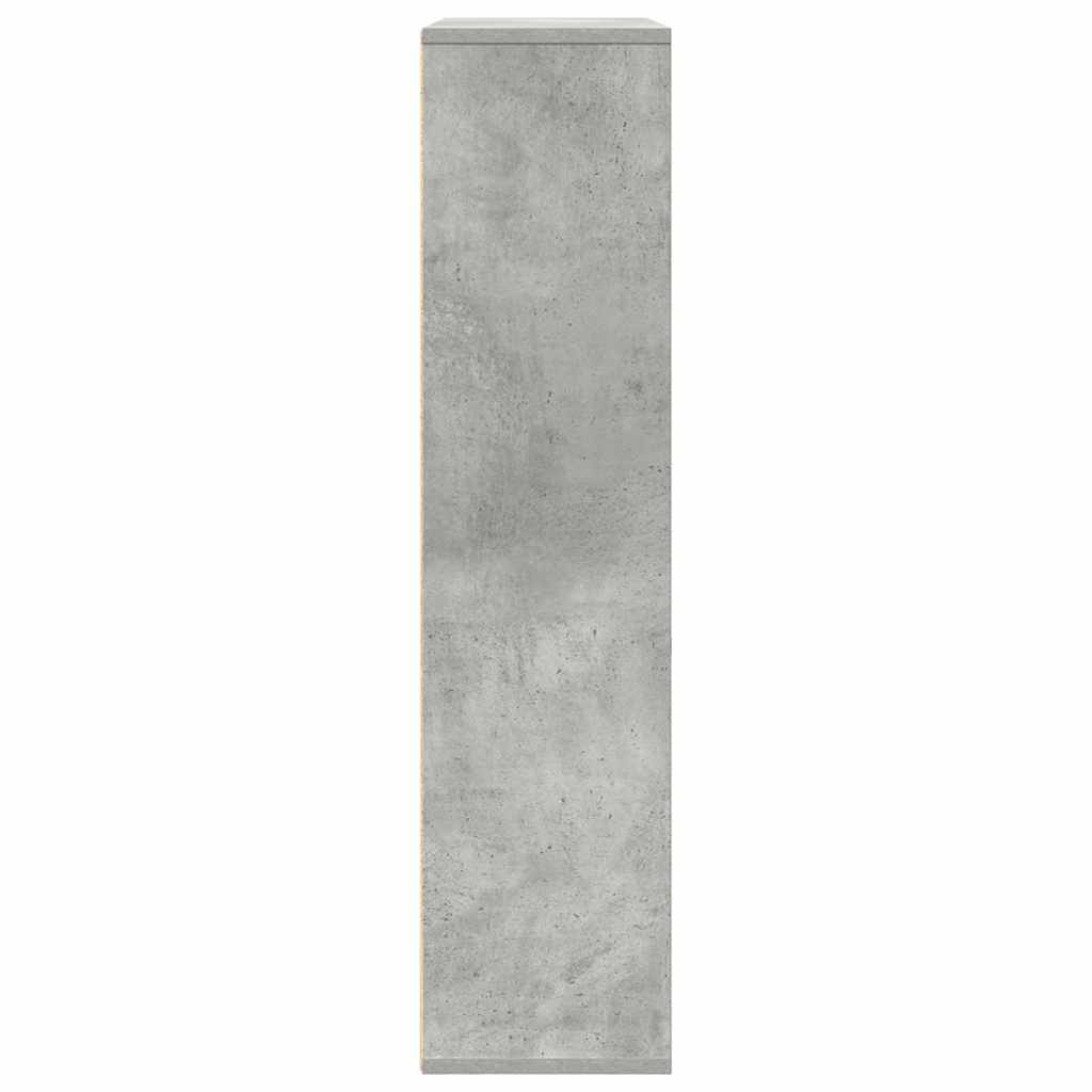 Estante 89x24x101,5 cm derivados de madeira cinzento cimento