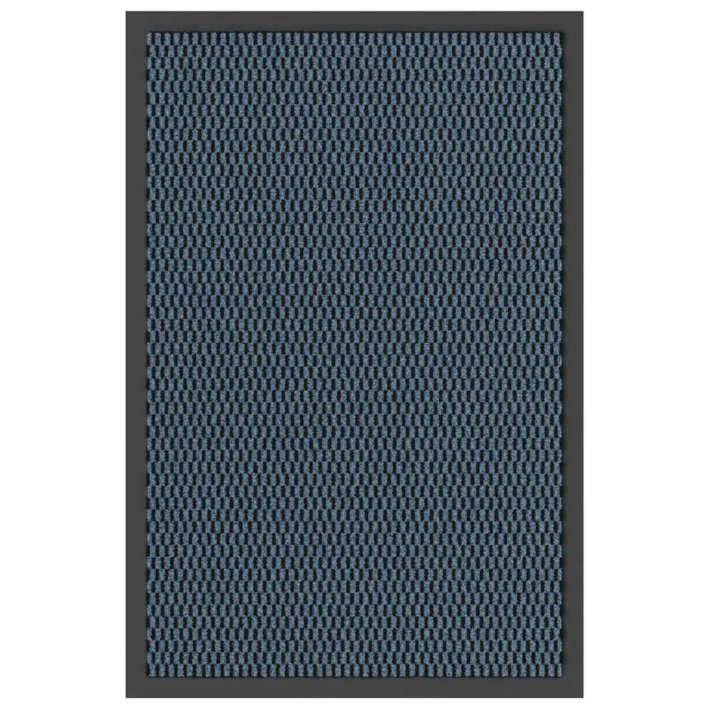Tapete de porta 40x60 cm azul