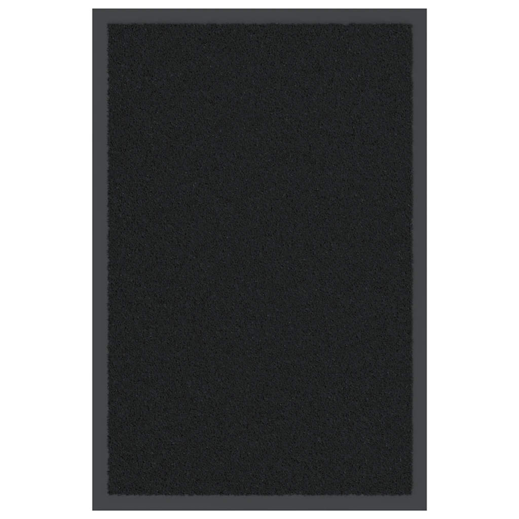 Tapete de porta 40x60 cm preto