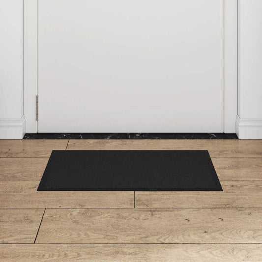 Tapete de porta 40x60 cm preto