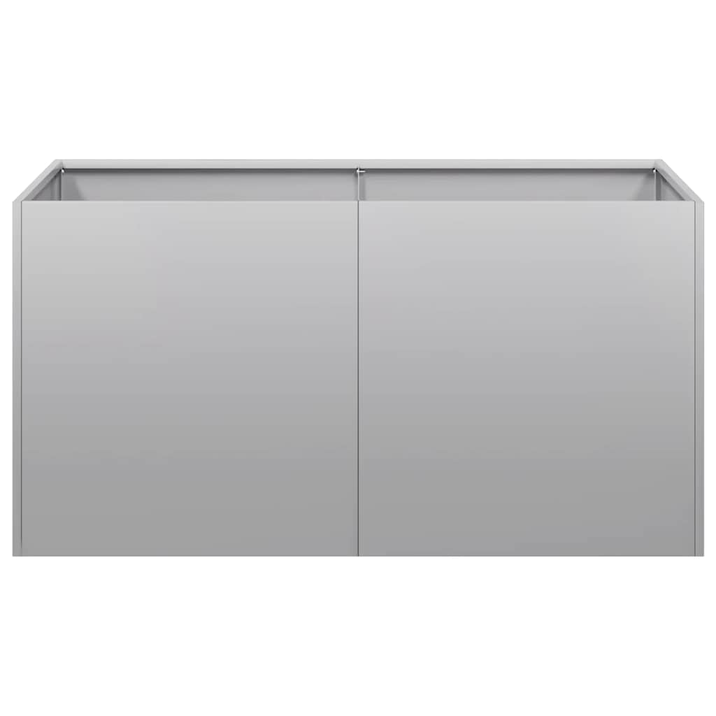 Planter 80x40x40 cm aço galvanizado