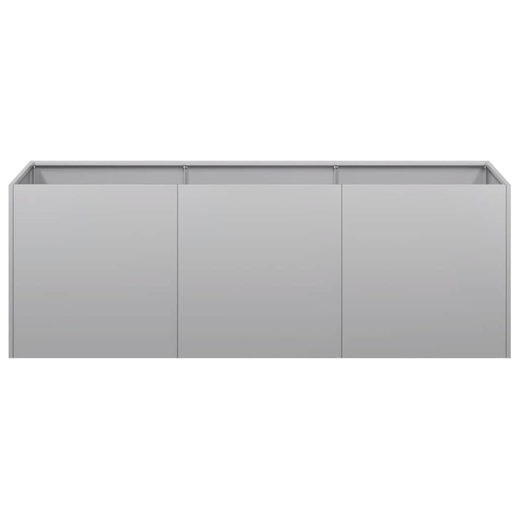 Planter 120x40x40 cm aço galvanizado