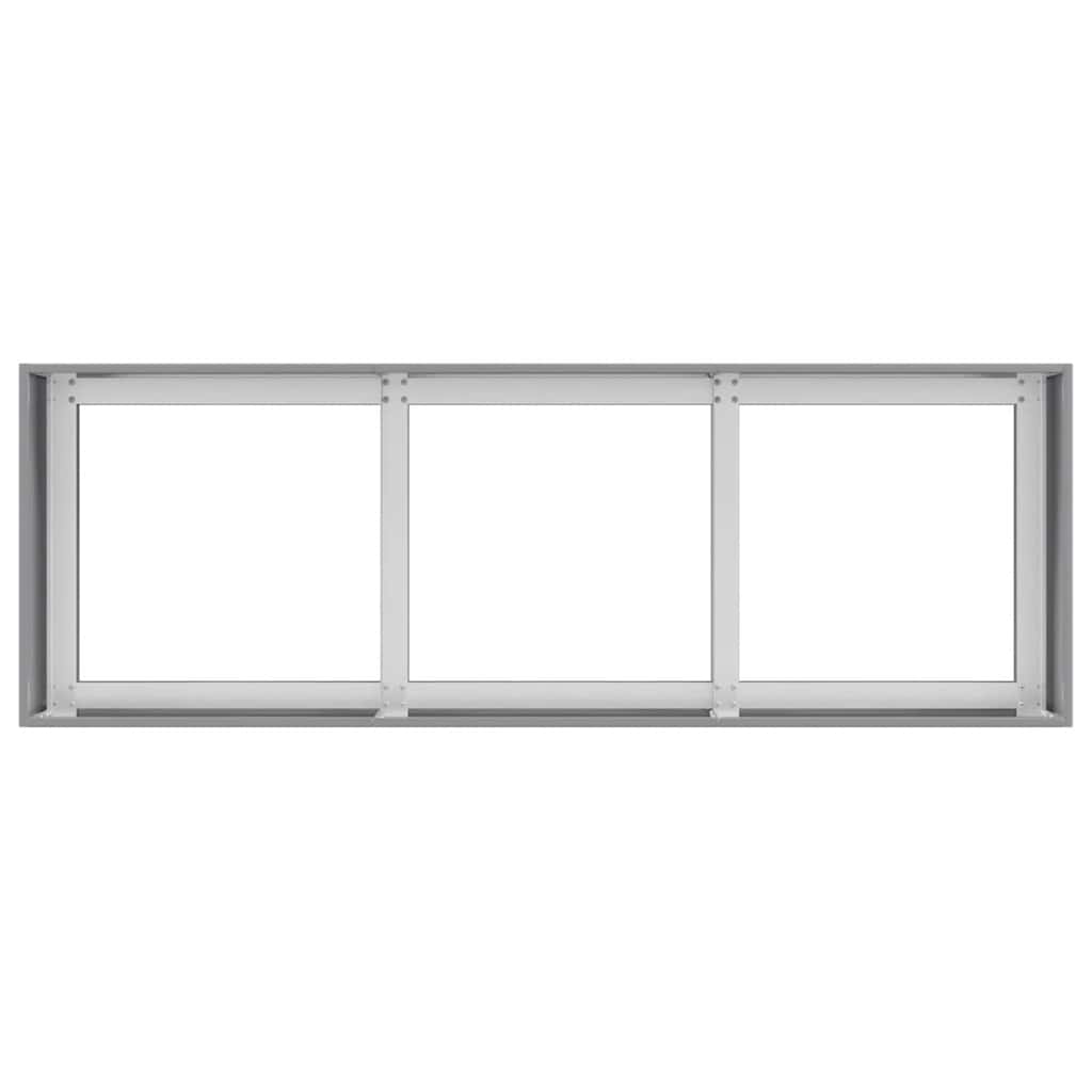 Planter 120x40x40 cm aço galvanizado
