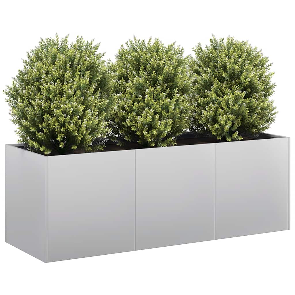 Planter 120x40x40 cm aço galvanizado