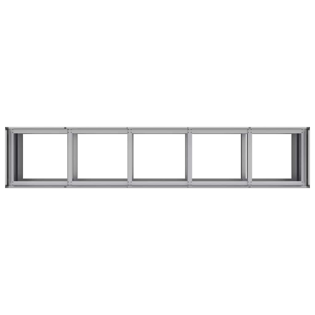 Planter 200x40x80 cm aço galvanizado