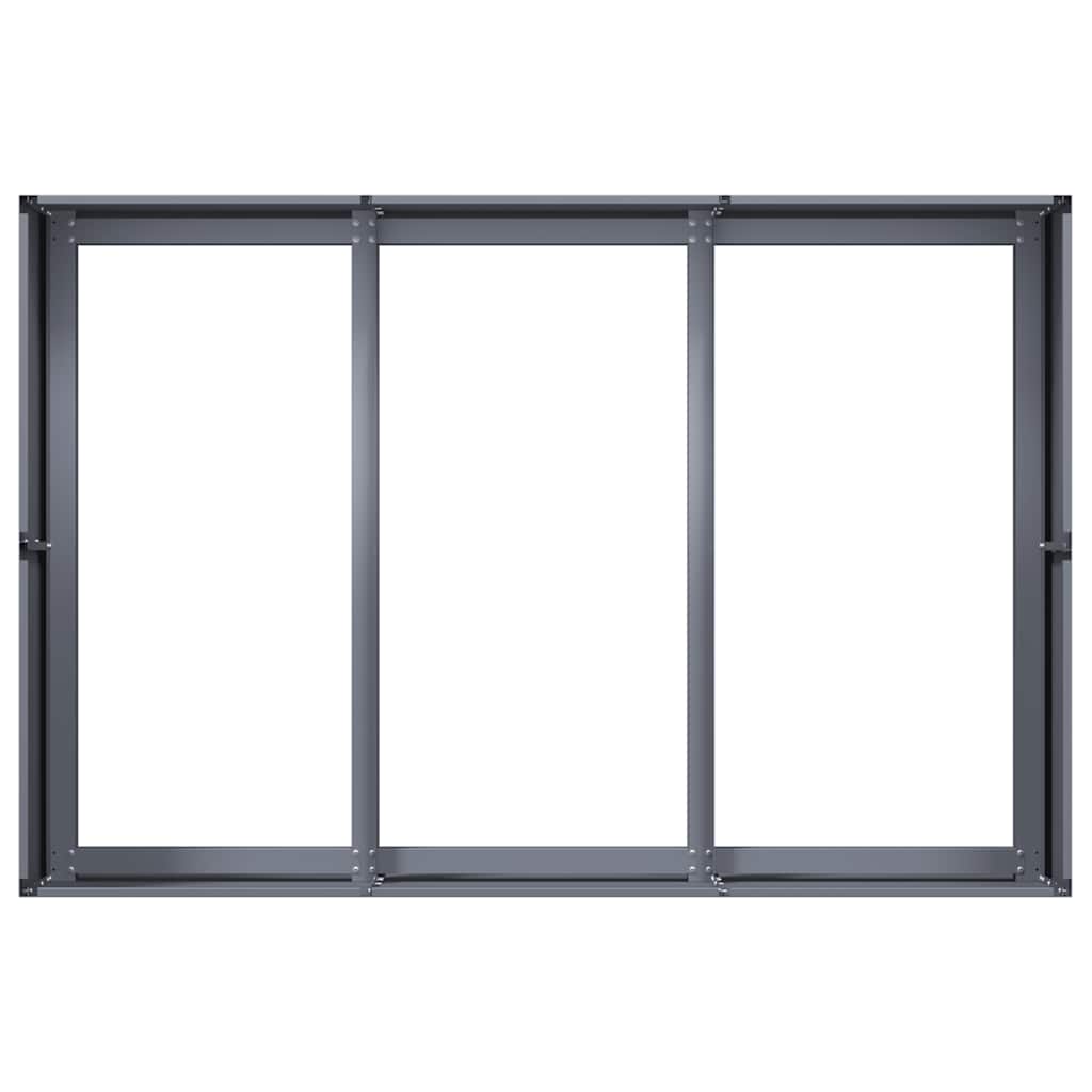 Vaso/floreira 120x80x40 cm aço antracite