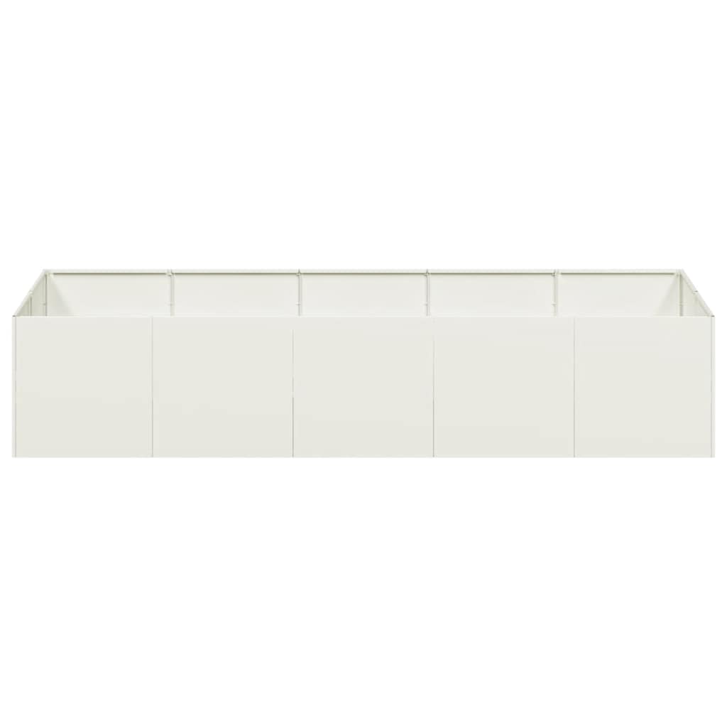 Vaso/floreira 200x80x40 cm aço preto