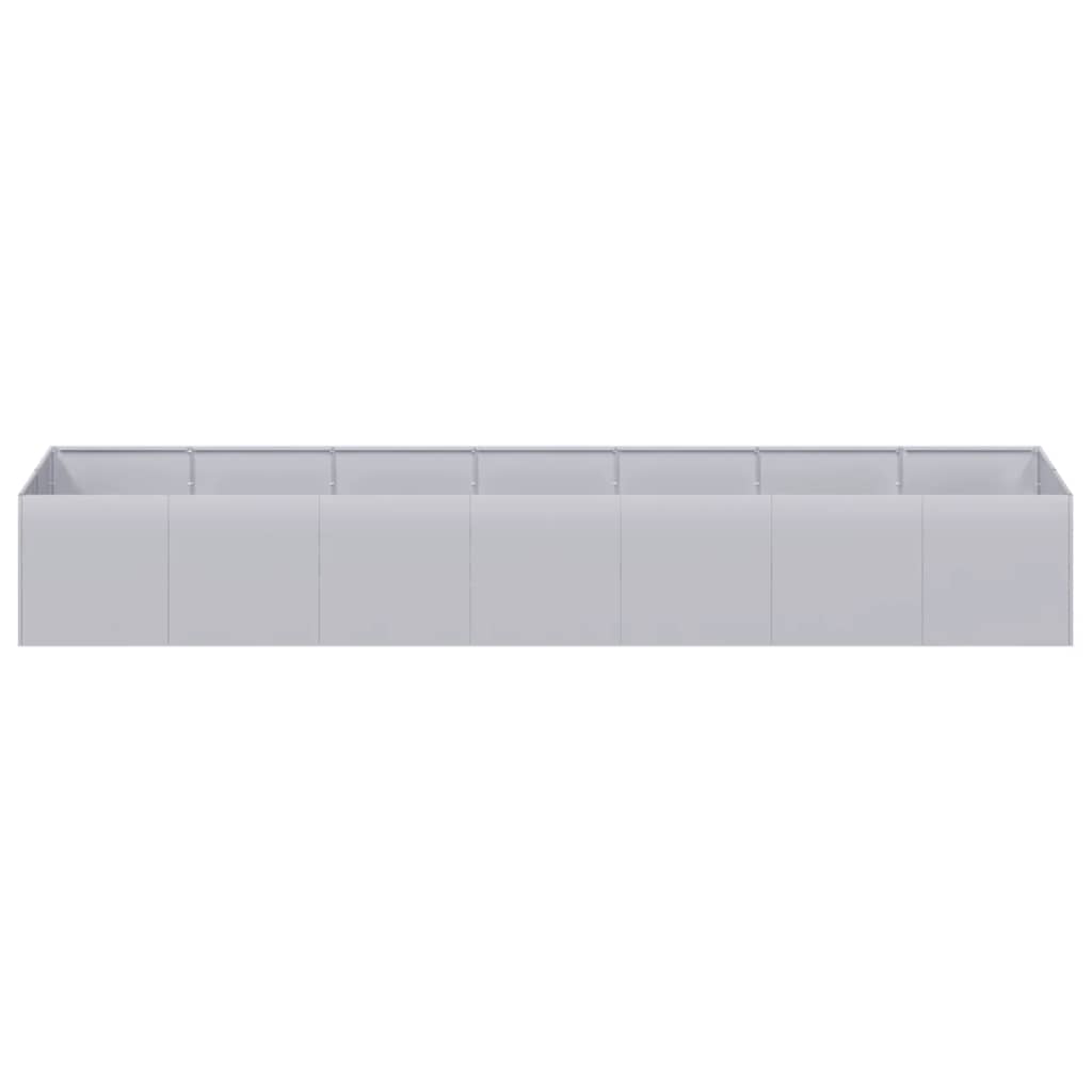 Vaso/floreira 280x80x40 cm aço galvanizado