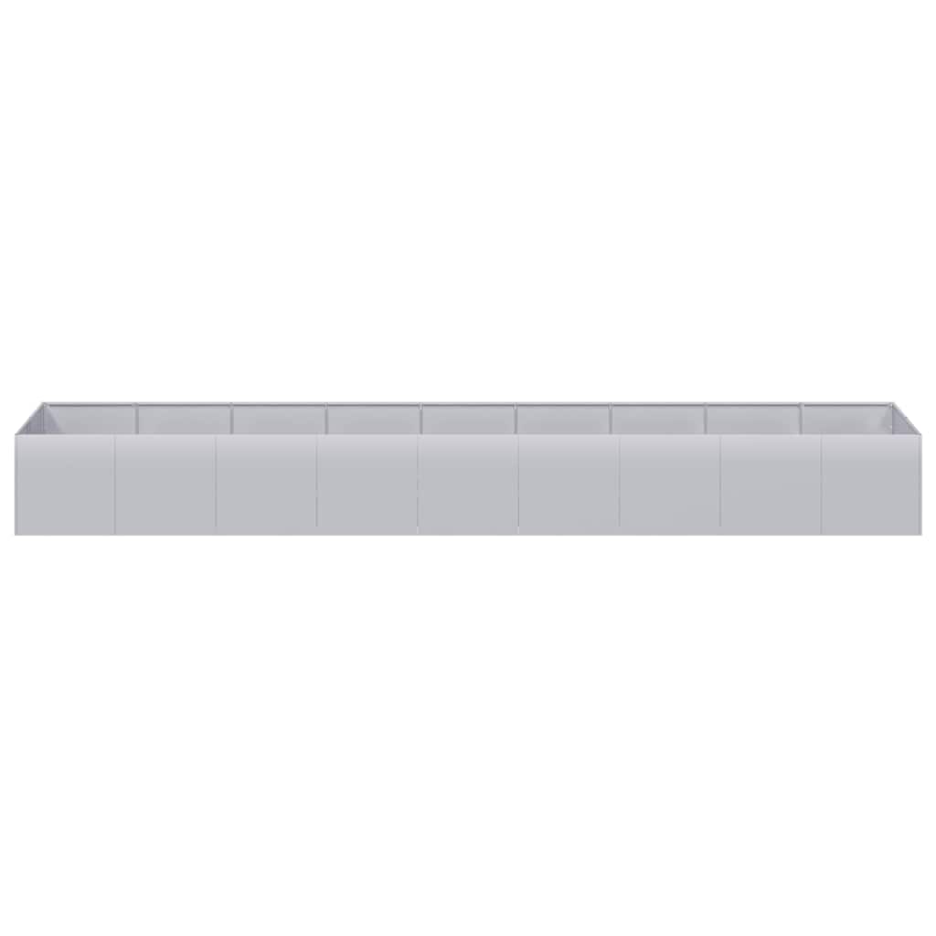 Planter 360x80x40 cm aço galvanizado
